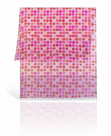 Палантин Женский SW-POLKA/PINK